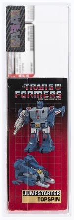 TRANSFORMERS (1985) SERIES 2 JUMPSTARTER - TOPSPIN AFA 80+ Y-NM.