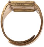 1941 SUPERMAN SECRET CHAMBER RING WITH INTERIOR IMAGE AND INITIAL "R" VARIETY- HIGH GRADE EXAMPLE (OVERSTREET COLLECTION).