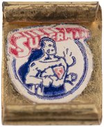 1941 SUPERMAN SECRET CHAMBER RING WITH INTERIOR IMAGE AND INITIAL "R" VARIETY- HIGH GRADE EXAMPLE (OVERSTREET COLLECTION).