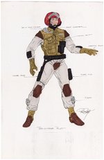 G.I. JOE TOMAHAWK PILOT COLOR ORIGINAL ART STUDIES BY RON RUDAT.