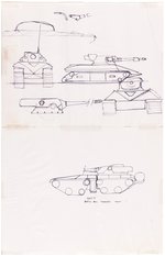 G.I. JOE COBRA MAGGOT ORIGINAL ART CONCEPT DRAWINGS BY GREG BERNDTSON.