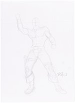 G.I. JOE ZANZIBAR ORIGINAL ART PRELIMINARY PENCIL DRAWINGS BY DAVE DORMAN.