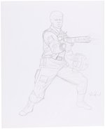 G.I. JOE ORIGINAL ART PRELIMINARY PENCIL DRAWING LOT BY DAVE DORMAN.