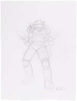 G.I. JOE ORIGINAL ART PRELIMINARY PENCIL DRAWING LOT BY DAVE DORMAN.