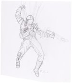 G.I. JOE ORIGINAL ART PRELIMINARY PENCIL DRAWING LOT BY DAVE DORMAN.