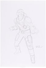 G.I. JOE ORIGINAL ART PRELIMINARY PENCIL DRAWING LOT BY DAVE DORMAN.