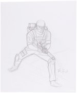 G.I. JOE ORIGINAL ART PRELIMINARY PENCIL DRAWING LOT BY DAVE DORMAN.