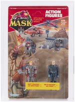 M.A.S.K. (1986) - MATT TRAKKER & MILES MAYHEM 2-PACK AFA 90 NM+/MINT.