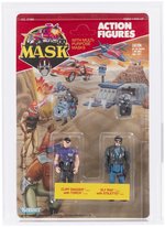 M.A.S.K. (1986) - CLIFF DAGGER & SLY RAX 2-PACK AFA 90 NM+/MINT.