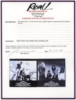 NIRVANA, "EIGHT SONGS FOR GREG SAGE AND THE WIPERS" 7" BOX SET SIGNED BY KURT COBAIN, DAVE GROHL & COURTNEY LOVE.