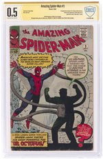 AMAZING SPIDER-MAN #3 JULY 1963 CBCS VERIFIED SIGNATURE 0.5 POOR (FIRST DOCTOR OCTOPUS).