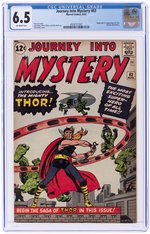 JOURNEY INTO MYSTERY #83 AUGUST 1962 CGC 6.5 FINE+ (FIRST THOR).