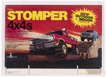 STOMPER 4X4s (1981) - STORE DISPLAY LARGE HEADER CAS 70 WITH ORIGINAL MAILER BOX.