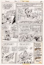 SUPERMAN #294 COMIC BOOK PAGE ORIGINAL ART BY CURT SWAN.