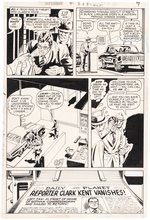 SUPERMAN #268 COMIC BOOK PAGE ORIGINAL ART BY CURT SWAN.