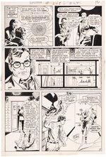 SUPERMAN #268 COMIC BOOK PAGE ORIGINAL ART BY CURT SWAN.