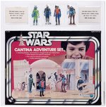 STAR WARS (1978) - CANTINA ADVENTURE SET AFA 80 Q-NM (SEARS EXCLUSIVE).