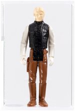 STAR WARS: THE EMPIRE STRIKES BACK (1980) - LOOSE ACTION FIGURE/HK HAN SOLO (BEPSIN OUTFIT) FIRST SHOT AFA 80 NM (BLACK TORSO/WHITE ARMS/PEACH HEAD).