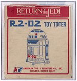 STAR WARS: RETURN OF THE JEDI (1983) - R2-D2 TOY TOTER AFA 75 EX+/NM.