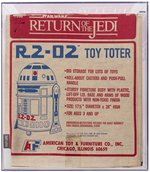 STAR WARS: RETURN OF THE JEDI (1983) - R2-D2 TOY TOTER AFA 75 EX+/NM.