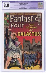 FANTASTIC FOUR #48 MARCH 1966 CGC RESTORED 3.0 SLIGHT/MOD. (C-2) GOOD/VG (FIRST SILVER SURFER & GALACTUS).