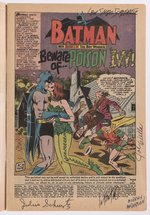 BATMAN #181 JUNE 1966 CBCS VERIFIED SIGNATURE RESTORED 3.0 SLIGHT AMATEUR GOOD/VG (FIRST POISON IVY).