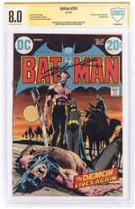 BATMAN #244 SEPTEMBER 1972 CBCS VERIFIED SIGNATURE 8.0 VF.