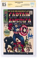 CAPTAIN AMERICA #100 APRIL 1968 CBCS VERIFIED SIGNATURE 8.5 VF+.