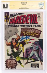 DAREDEVIL #6 FEBRUARY 1965 CBCS VERIFIED SIGNATURE 6.0 FINE (FIRST MR. FEAR).