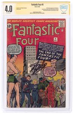 FANTASTIC FOUR #9 DECEMBER 1962 CBCS VERIFIED SIGNATURE 4.0 VG.