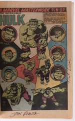 INCREDIBLE HULK ANNUAL #1 OCTOBER 1968 CBCS VERIFIED SIGNATURE 6.0 FINE.