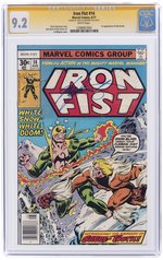 IRON FIST #14 AUGUST 1977 CGC 9.2 NM- SIGNATURE SERIES (FIRST SABRETOOTH).