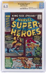 MARVEL SUPER-HEROES #1 OCTOBER 1966 CGC 6.5 FINE+ SIGNATURE SERIES.