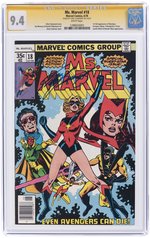 MS. MARVEL #18 JUNE 1978 CGC 9.4 NM SIGNATURE SERIES (FIRST MYSTIQUE).