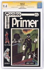 PRIMER #2 1982 CGC 9.4 NM SIGNATURE SERIES (FIRST GRENDEL).