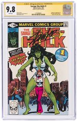 SAVAGE SHE-HULK #1 FEBRUARY 1980 CGC 9.8 NM/MINT SIGNATURE SERIES (FIRST SHE-HULK).