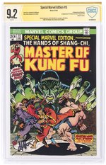 SPECIAL MARVEL EDITION #15 DECEMBER 1973 CBCS VERIFIED SIGNATURE 9.2 NM- (FIRST SHANG-CHI).