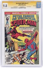 SPECTACULAR SPIDER-MAN #1 DECEMBER 1976 CGC 9.8 NM/MINT SIGNATURE SERIES WESTERN PENN PEDIGREE.