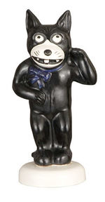 FELIX THE CAT ENGLISH HOLLOW CERAMIC FIGURE.