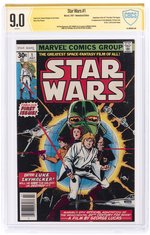 STAR WARS #1 JULY 1977 CBCS VERIFIED SIGNATURE 9.0 VF/NM.