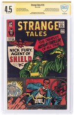 STRANGE TALES #135 AUGUST 1965 CBCS VERIFIED SIGNATURE 4.5 VG+ (FIRST NICK FURY, AGENT OF S.H.I.E.L.D.).