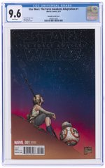 STAR WARS: THE FORCE AWAKENS ADAPTATION #1 AUGUST 2016 CGC 9.6 NM+ (QUESADA VARIANT COVER).