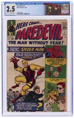 DAREDEVIL #1 APRIL 1964 CGC 2.5 GOOD + (FIRST DAREDEVIL).