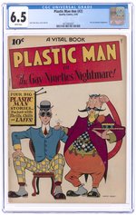 PLASTIC MAN #NN (#2) FEBRUARY 1944 CGC 6.5 FINE+.