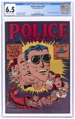 POLICE COMICS #20 JULY 1943 CGC 6.5 FINE+.