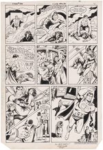 SUPERMAN #394 COMIC BOOK PAGE ORIGINAL ART BY CURT SWAN.