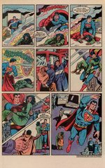 SUPERMAN #394 COMIC BOOK PAGE ORIGINAL ART BY CURT SWAN.