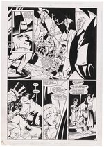 THE BATMAN AND ROBIN ADVENTURES #17 COMIC BOOK PAGE ORIGINAL ART BY JOE STATON