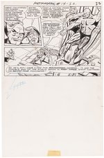 METAMORPHO #14 ORIGINAL ART HALF PAGE BY SAL TRAPINI.