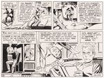 THE HAWK AND THE DOVE #2 ORIGINAL ART HALF PAGE BY STEVE DITKO.